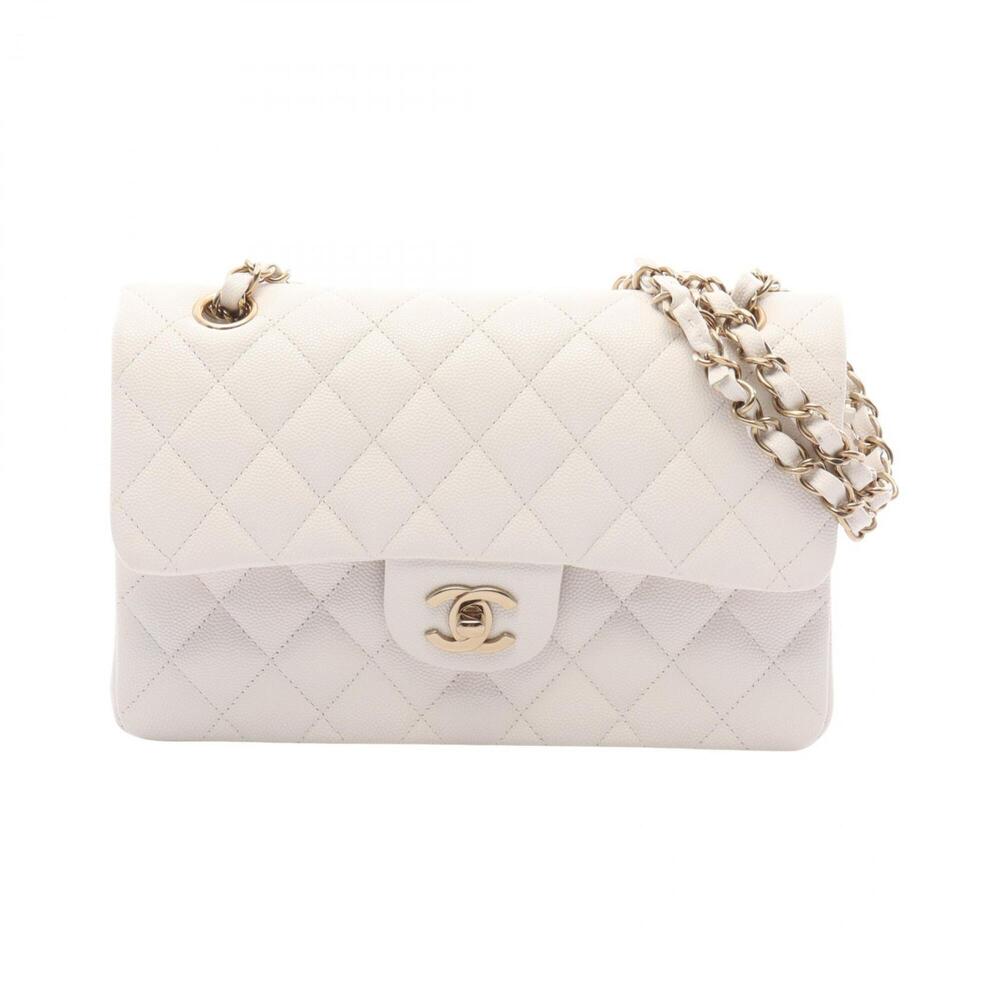 Chanel Matelassé Double Flap Shoulder Bag/Handbag, Caviar Leather (Grained Ca...